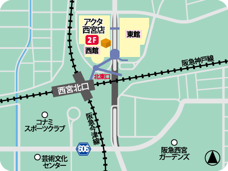アクタ西宮店MAP
