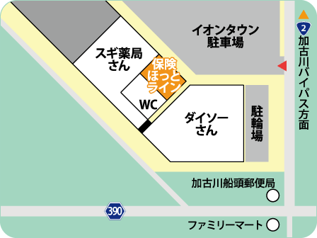イオンタウン加古川店フロアMAP