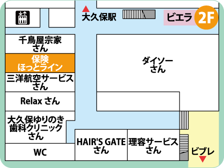 明石大久保駅前店フロアMAP