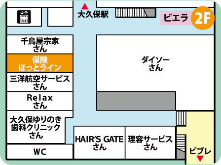 明石大久保駅前店フロアMAP
