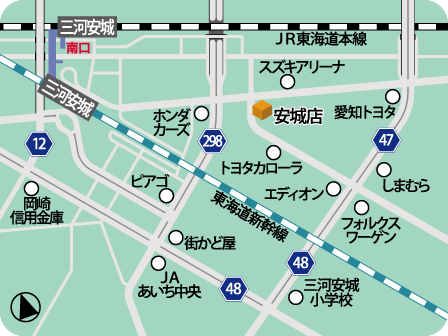安城店MAP