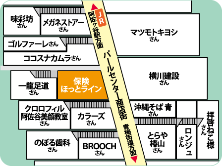 阿佐ヶ谷店フロアMAP