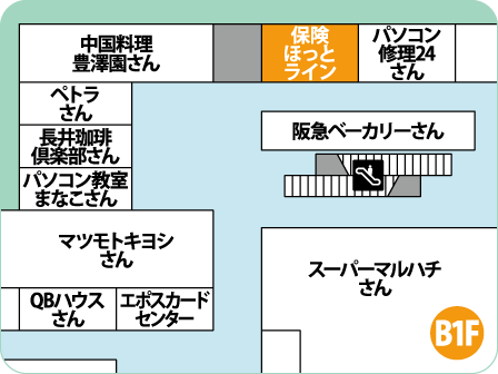 アスピア明石店フロアMAP