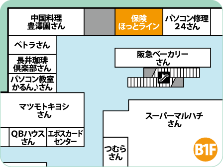 アスピア明石店フロアMAP