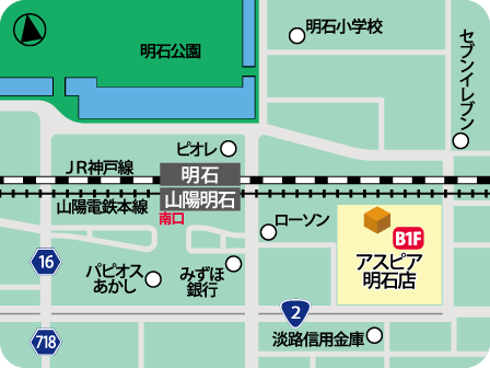 アスピア明石店MAP