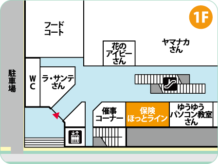 アスティ猪子石店フロアMAP