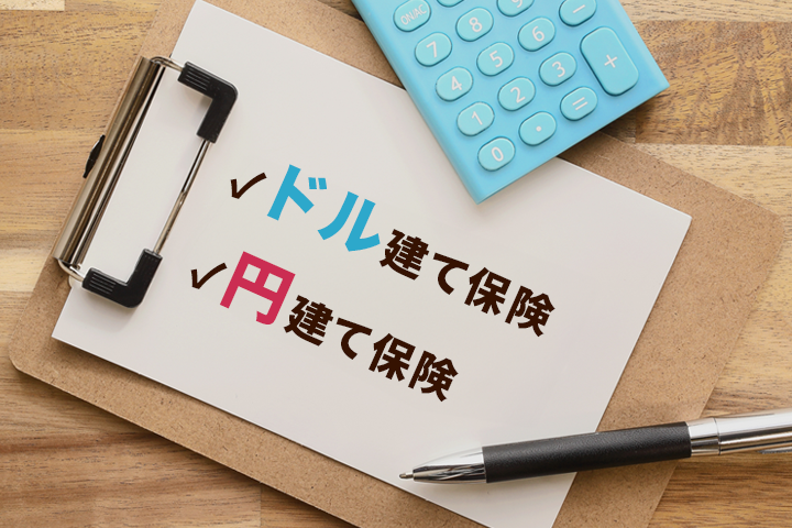 ドル建て保険と円建て保険の違い