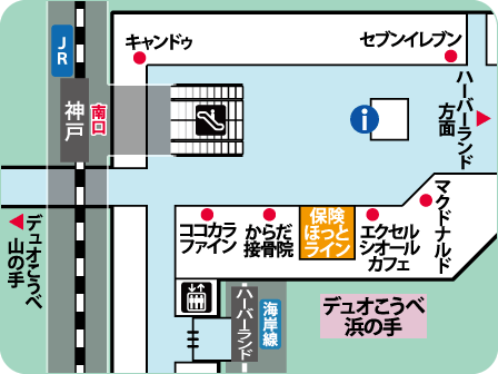 デュオこうべ店フロアMAP