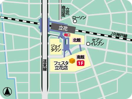 フェスタ立花店MAP