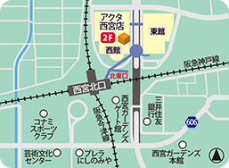 アクタ西宮店MAP