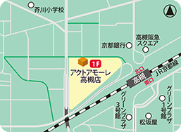 アクトアモーレ高槻店MAP