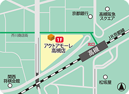 アクトアモーレ高槻店MAP