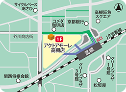 アクトアモーレ高槻店MAP