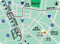 アピタ向山店MAP