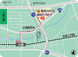 豊田元町店MAP