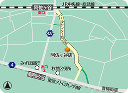 阿佐ヶ谷店MAP