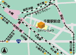 千葉駅前店MAP