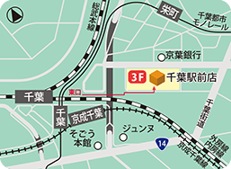 千葉駅前店MAP