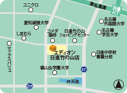 エディオン日進竹の山店MAP