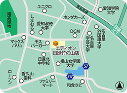 エディオン日進竹の山店MAP