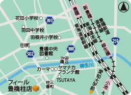 フィール豊橋柱店MAP