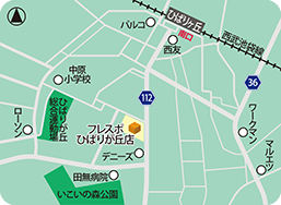 フレスポひばりが丘店MAP