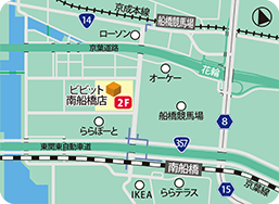 ビビット南船橋店MAP