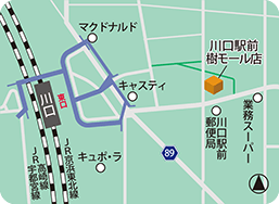 川口駅前樹モール店MAP