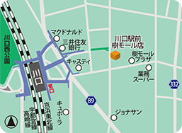 川口駅前樹モール店MAP