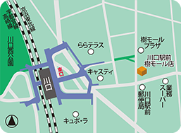 川口駅前樹モール店MAP