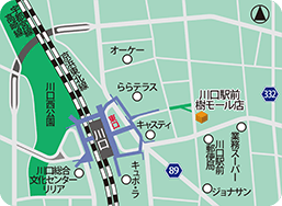 川口駅前樹モール店MAP