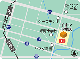 イオン小牧店MAP