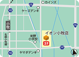 イオン小牧店MAP