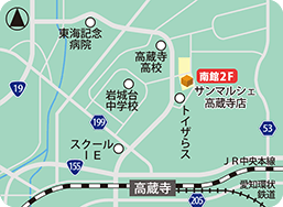 サンマルシェ高蔵寺店MAP