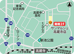サンマルシェ高蔵寺店MAP