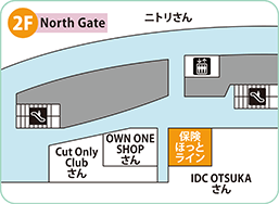 ららぽーとTOKYO-BAY店フロアMAP