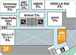 ららテラス川口店フロアMAP