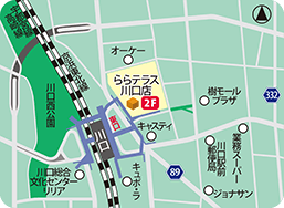 ららテラス川口店MAP