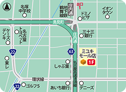 ミユキモール店MAP
