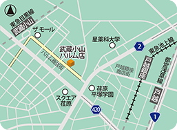 武蔵小山パルム店MAP