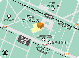 成増プライム店MAP