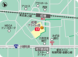 成増プライム店MAP