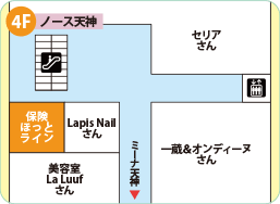 ノース天神店フロワMAP