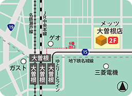 メッツ大曽根店MAP