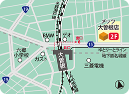 メッツ大曽根店MAP