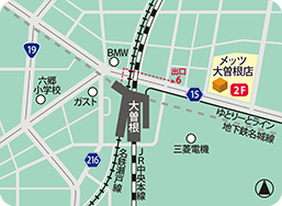 メッツ大曽根店MAP