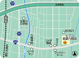 ピアゴ岩倉八剱店MAP
