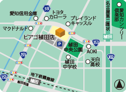 ピアゴ植田店MAP