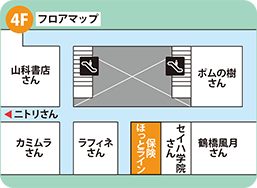 ラクト山科店フロアMAP