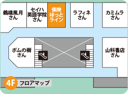 ラクト山科店フロアMAP